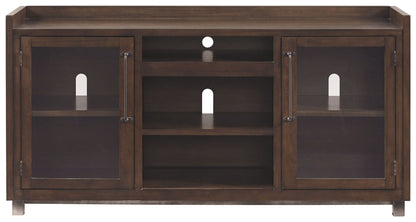 Starmore - Brown - XL TV Stand w/Fireplace Option - Hornell Furniture Outlet
