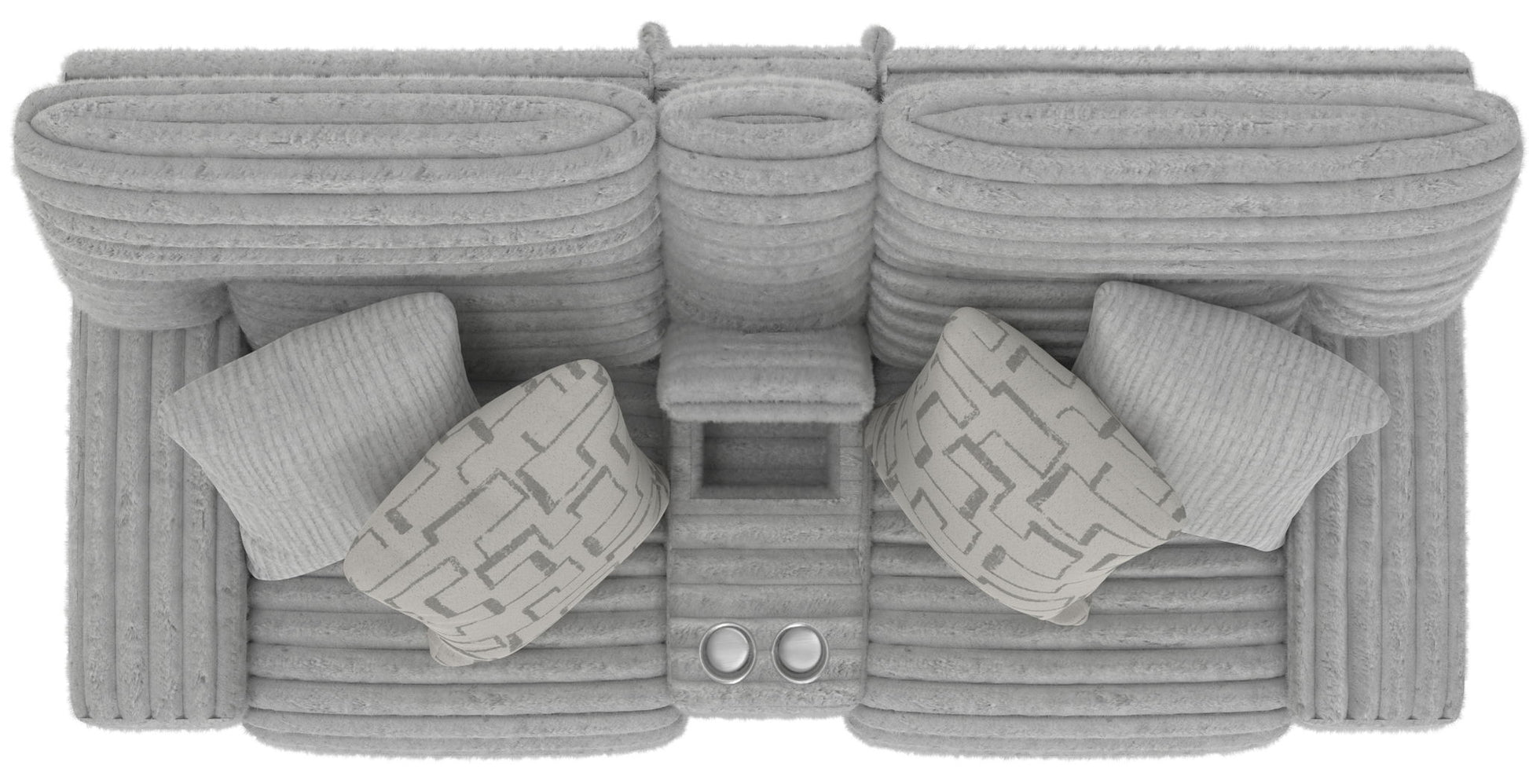 Lynx - Power Reclining Console Loveseat With Zero Gravity - Hornell Furniture Outlet