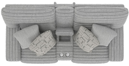 Lynx - Power Reclining Console Loveseat With Zero Gravity - Hornell Furniture Outlet