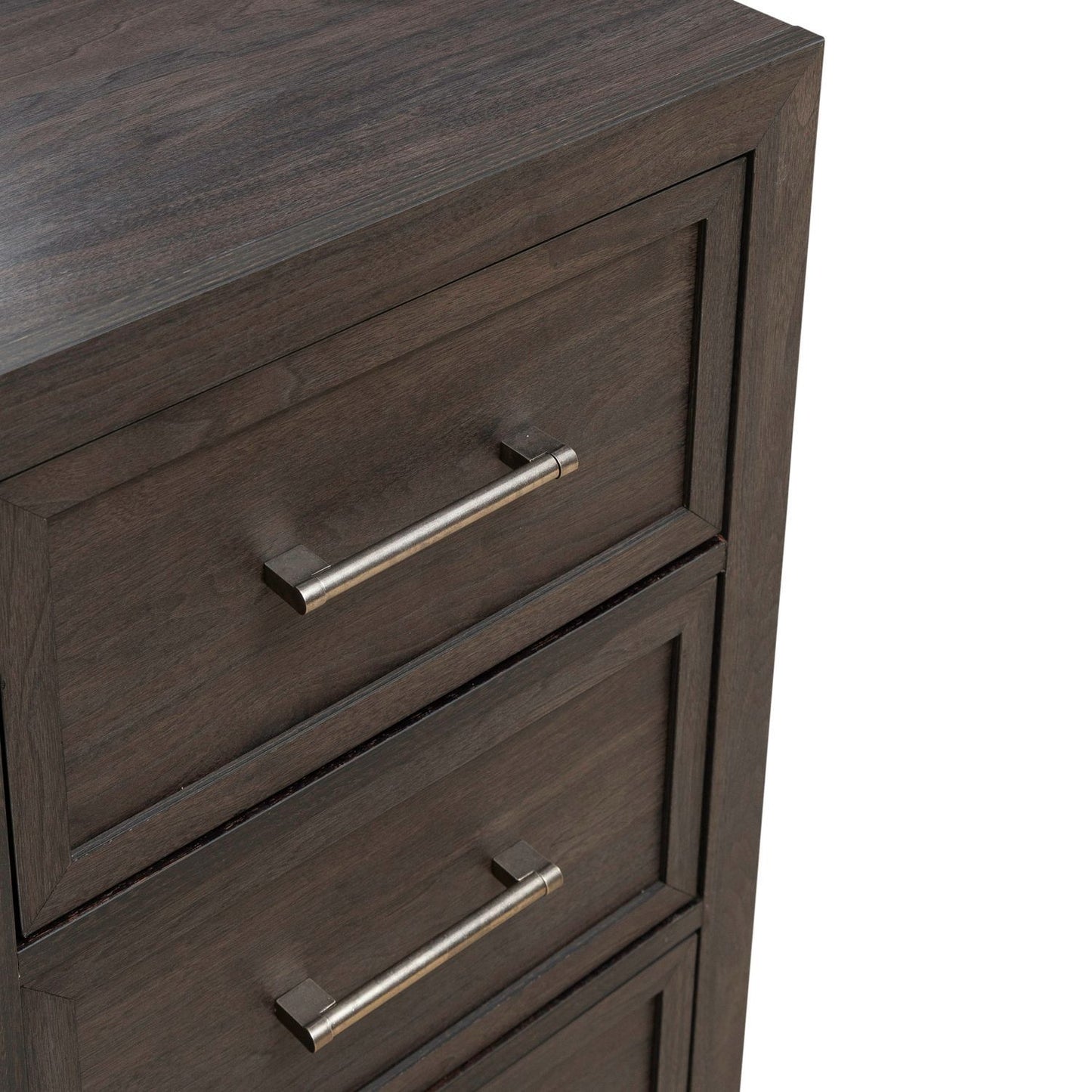Modern Edge - 2 Door 6 Drawer Dresser - Brown - Hornell Furniture Outlet