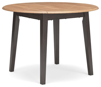 Gesthaven - Round Dining Room Drop Leaf Table Set - Hornell Furniture Outlet