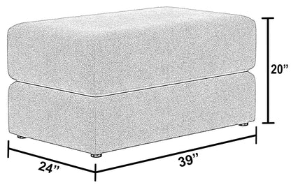 Eagan - Ottoman - Hornell Furniture Outlet