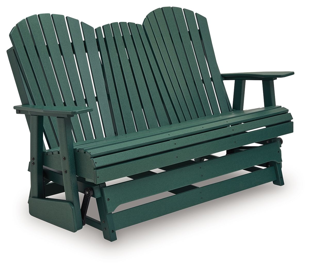 Shell Beach - Loveseat Glider - Green - Hornell Furniture Outlet