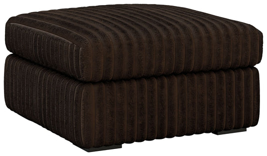 Midnight - Madness - Oversized Accent Ottoman - Hornell Furniture Outlet