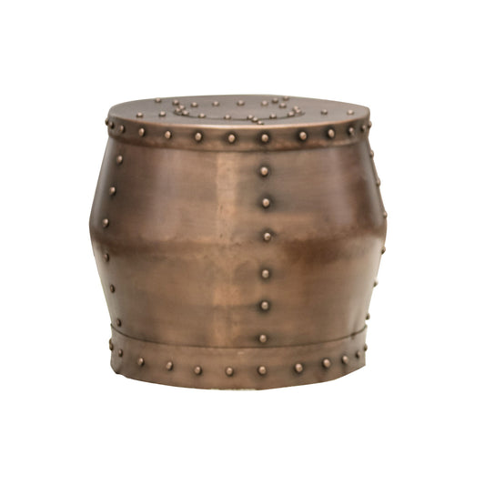 Cooper - Round End Table - Light Brown - Hornell Furniture Outlet