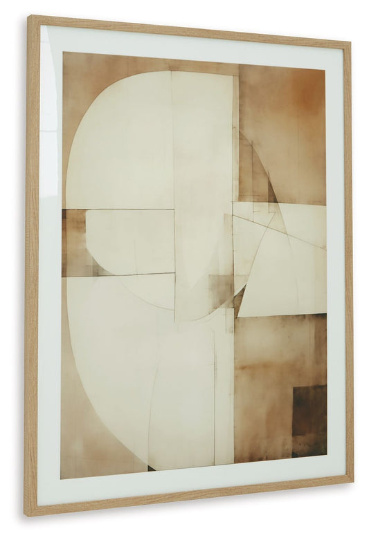 Corlain - Brown / Tan / White - Wall Art - Hornell Furniture Outlet