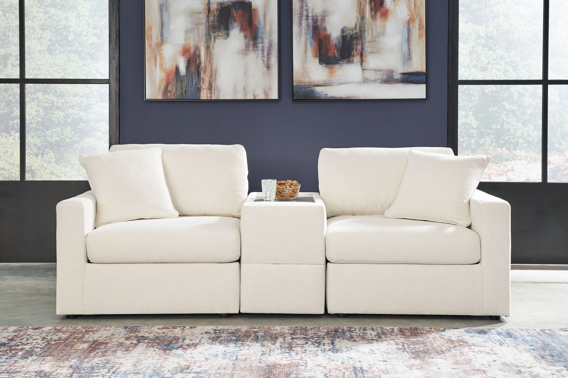 Modmax - Oyster - Sectional - Hornell Furniture Outlet