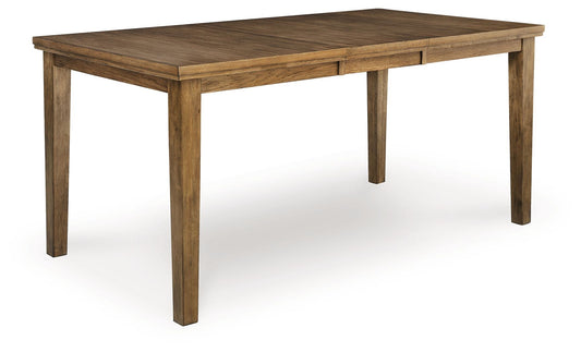 Urbinforte - Counter Height Dining Extension Table - Light Brown - Hornell Furniture Outlet