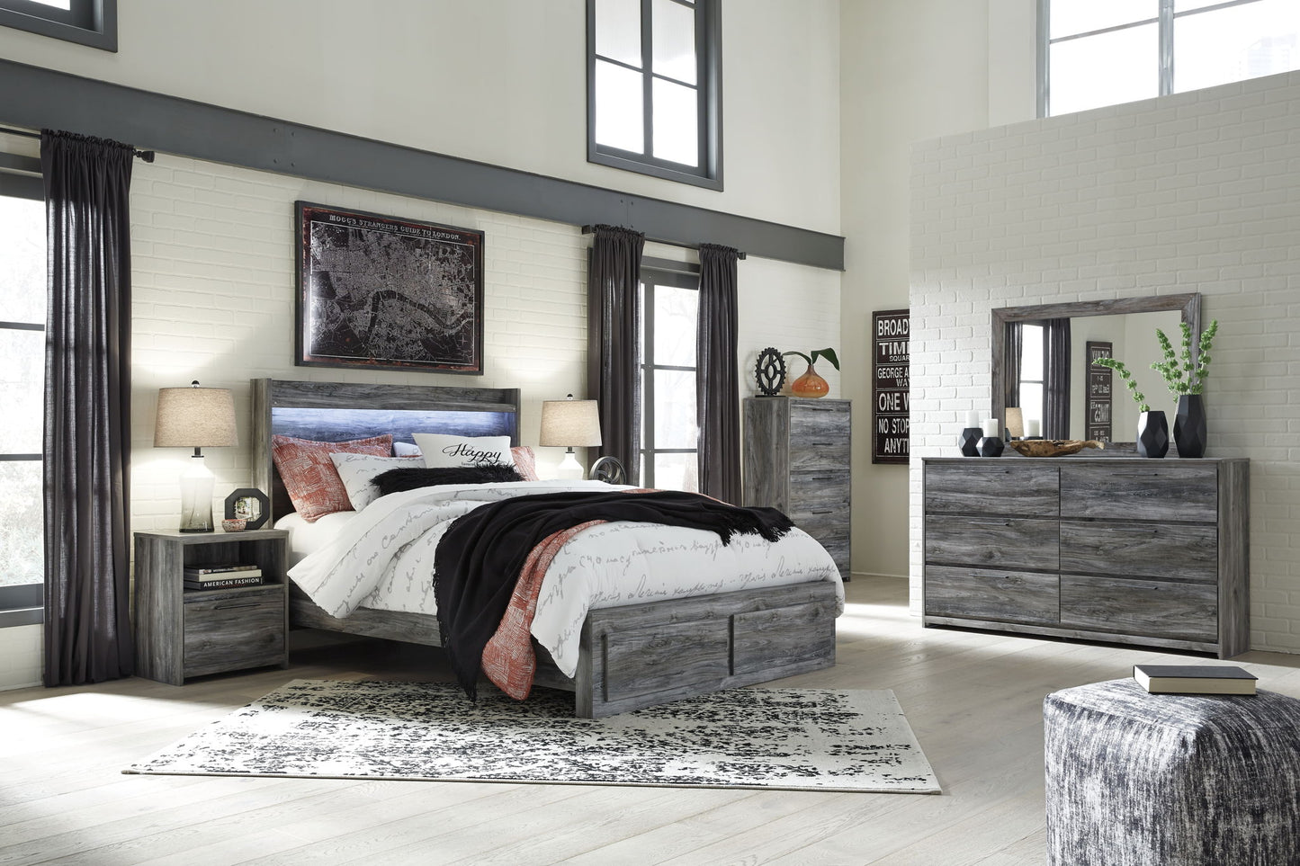 Baystorm - Panel Bedroom Set - Hornell Furniture Outlet