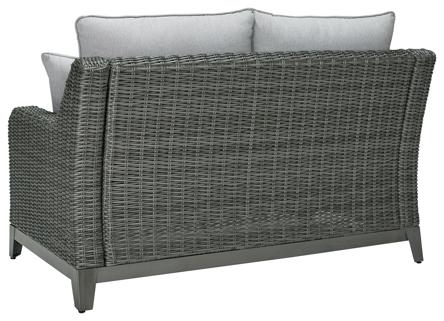 Elite Park - Gray - Loveseat w/Cushion - Hornell Furniture Outlet