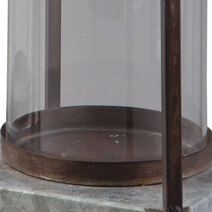 Diedrick - Gray / Black - Lantern Set (Set of 2) - Hornell Furniture Outlet