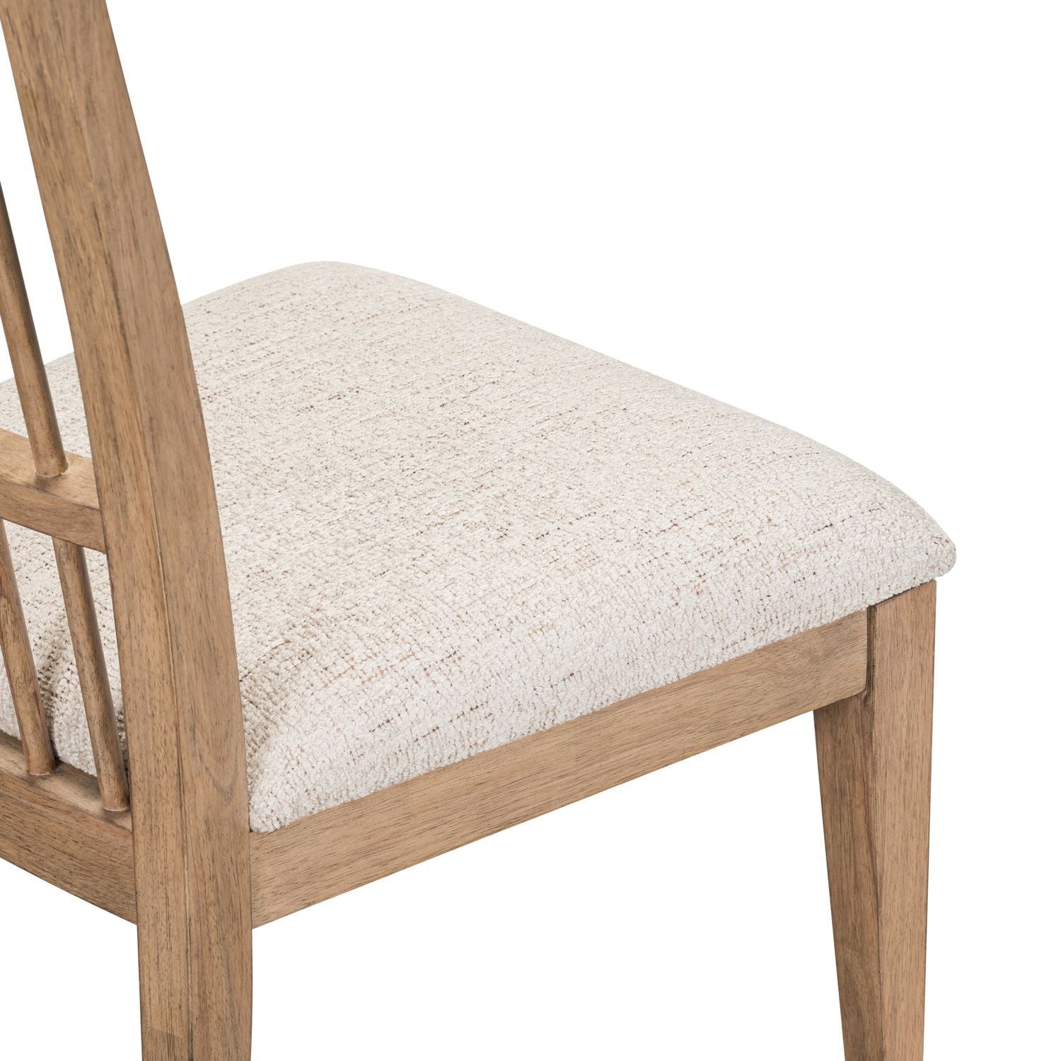 Haven Hills - Spindle Back Side Chair (RTA) - Camel Beige - Hornell Furniture Outlet