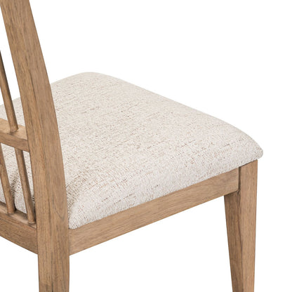 Haven Hills - Spindle Back Side Chair (RTA) - Camel Beige - Hornell Furniture Outlet