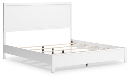 Binterglen - King Panel Bed - White