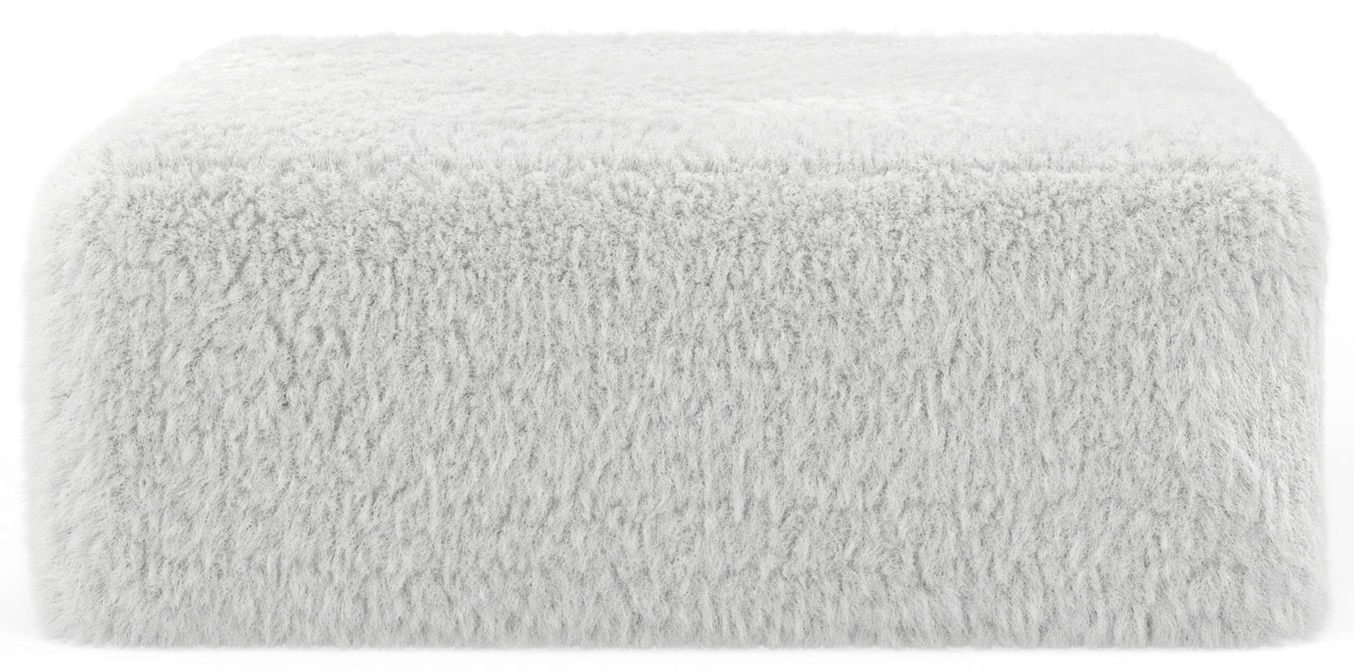 Snowball - Cocktail Ottoman - White - Hornell Furniture Outlet