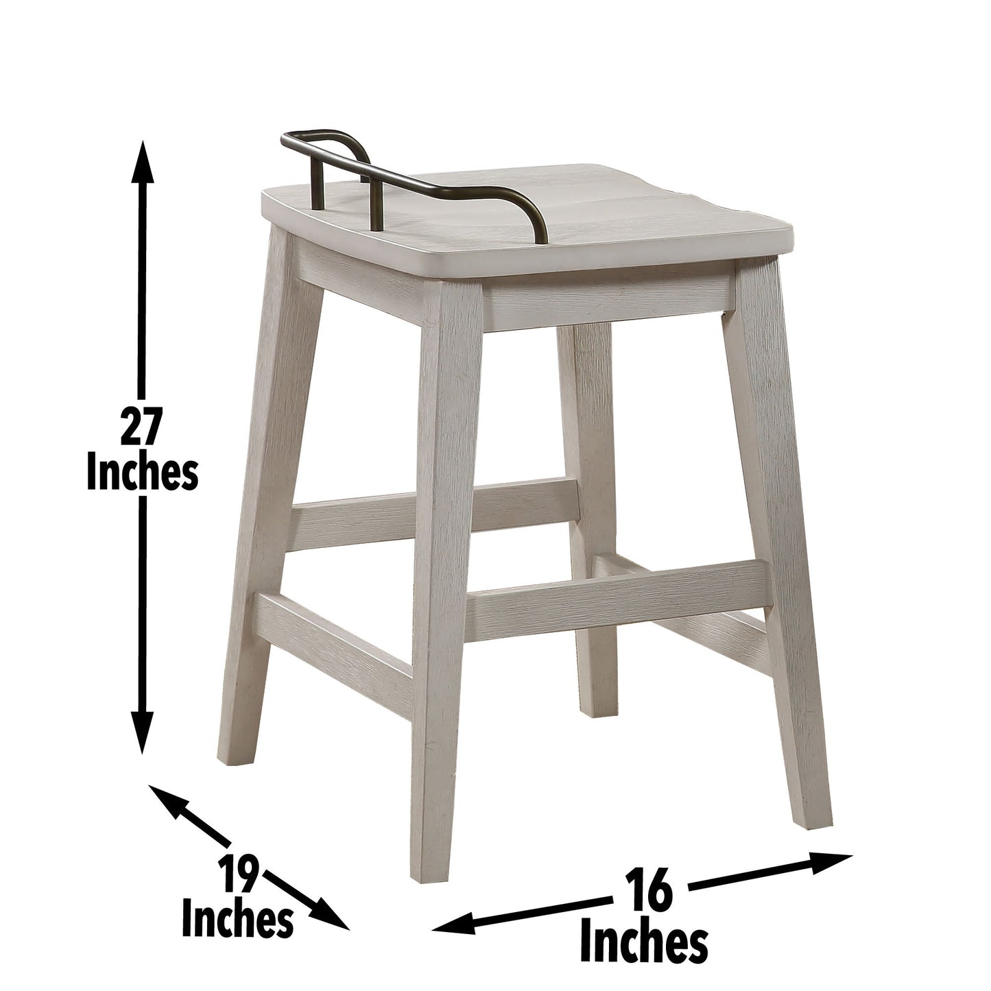 Pendleton - Counter Stool - White - Hornell Furniture Outlet