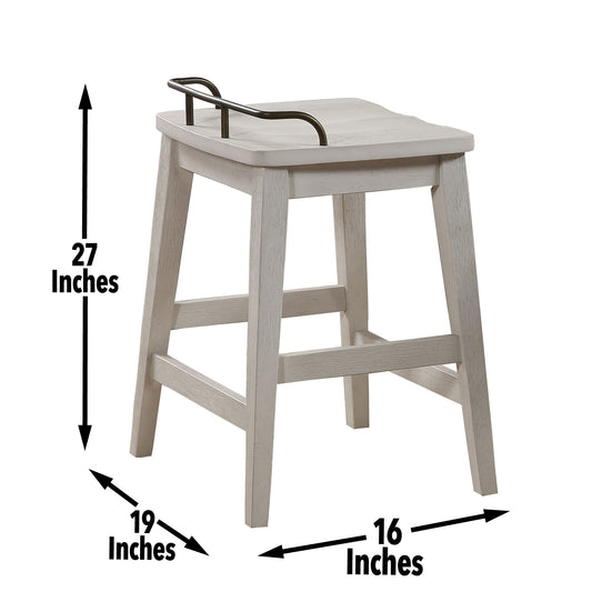 Pendleton - Counter Stool - White - Hornell Furniture Outlet