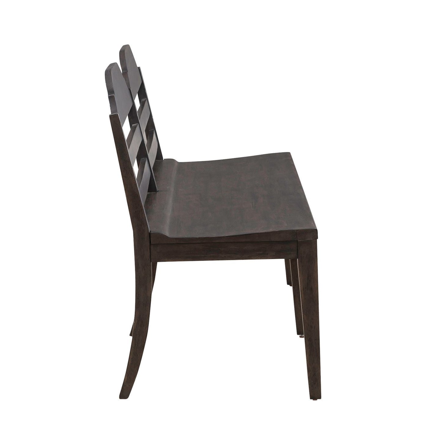 Paradise Valley - Ladder Back Bench (RTA) - Dark Brown - Hornell Furniture Outlet