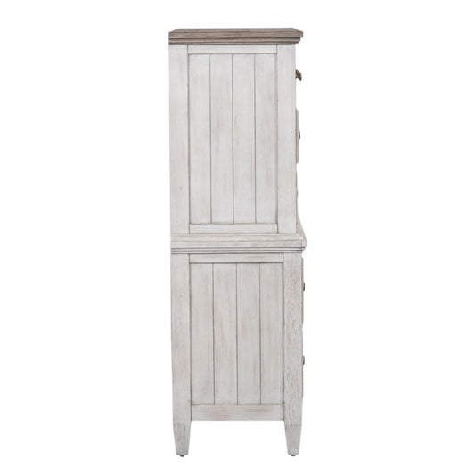 Heartland - 5 Drawer Chest - White - Hornell Furniture Outlet