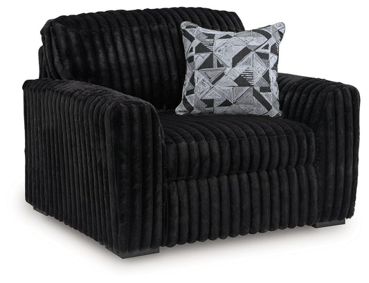 Midnight - Madness - Chair And A Half - Hornell Furniture Outlet