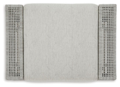 Seton Creek - Gray - Ottoman With Cushion - Hornell Furniture Outlet