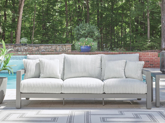 Hurley Park - Sofa With Cushion - Gray - Hornell Furniture Outlet