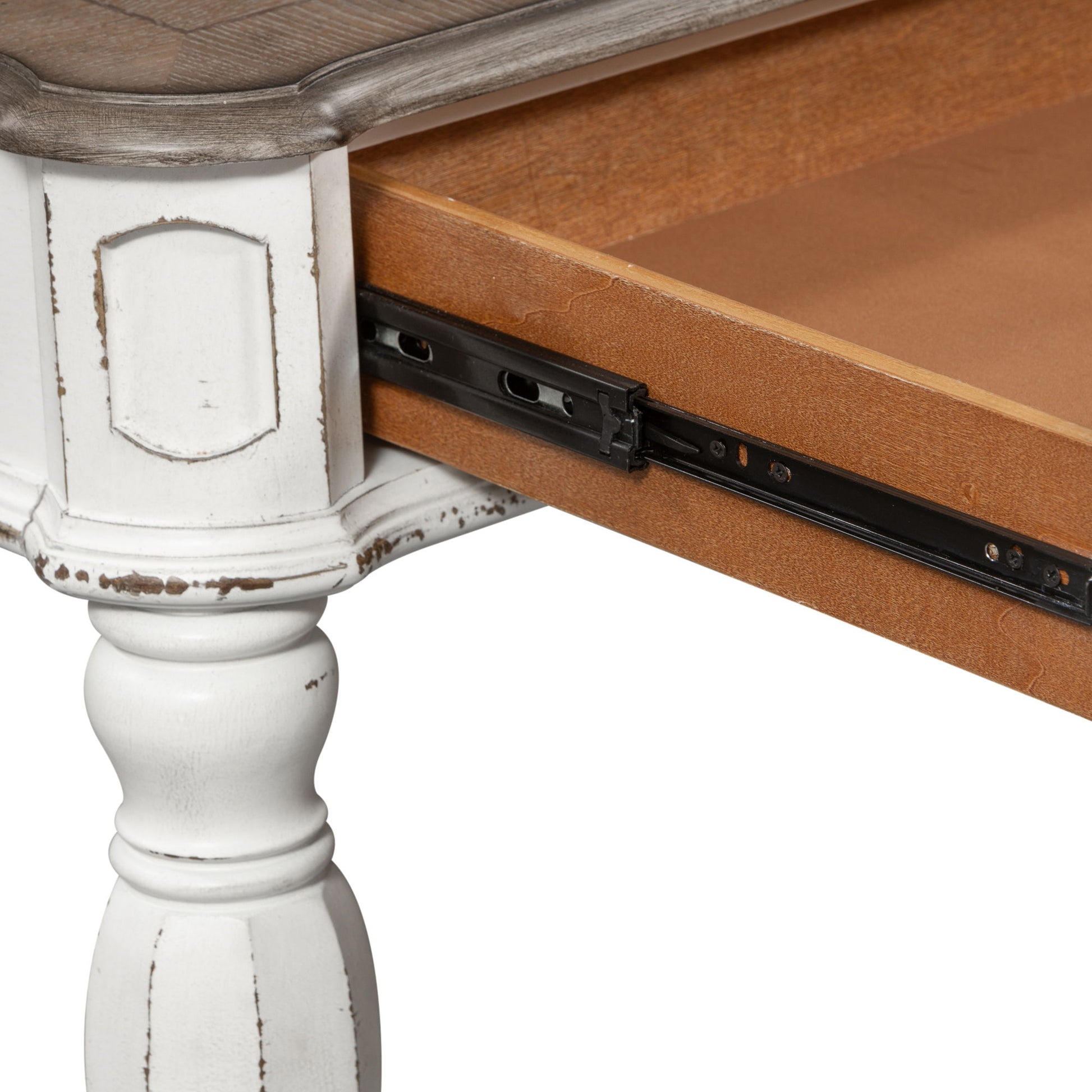 Magnolia Manor - Accent Vanity Desk/Nightstand - White - Hornell Furniture Outlet