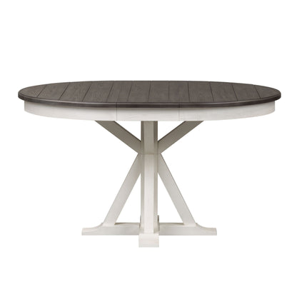 Allyson Park - Pedestal Table Set - Hornell Furniture Outlet