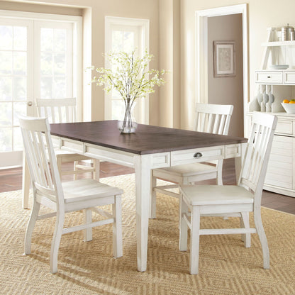 Cayla - Dining Set - Two - Tone - Hornell Furniture Outlet