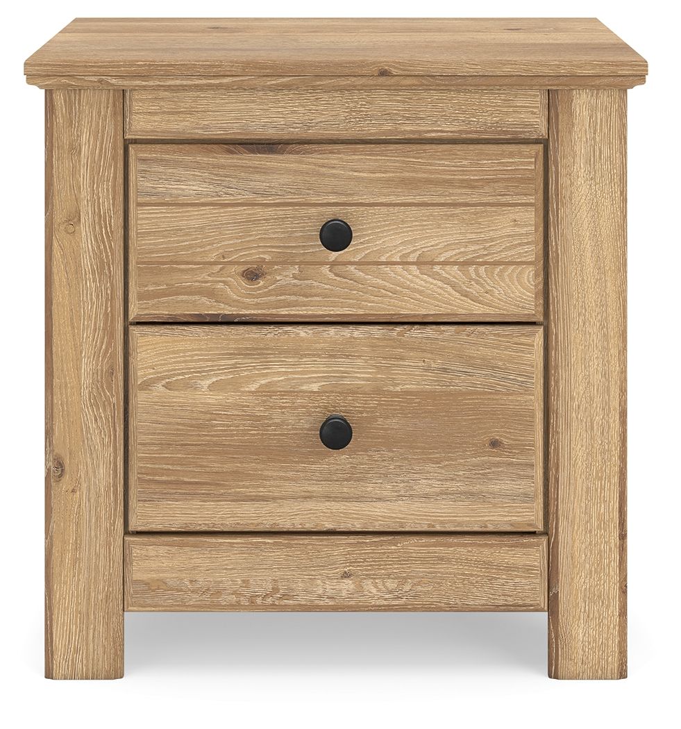 Makidern - Two Drawer Night Stand - Hornell Furniture Outlet