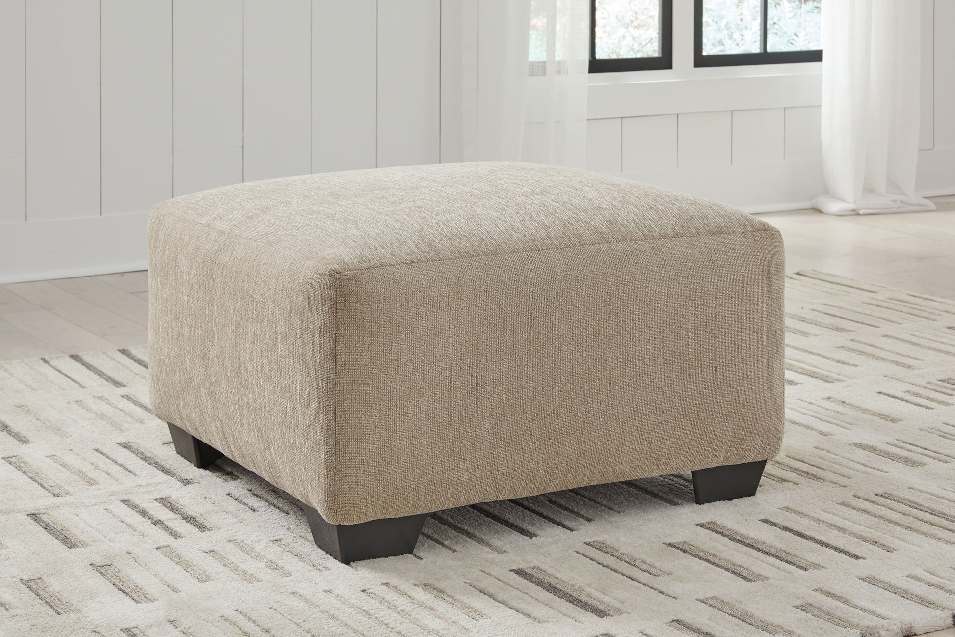 Brogan Bay - Cork - Oversized Accent Ottoman - Hornell Furniture Outlet