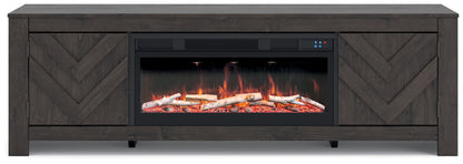 Cayboni - LG TV Stand With Fireplace Option - Hornell Furniture Outlet