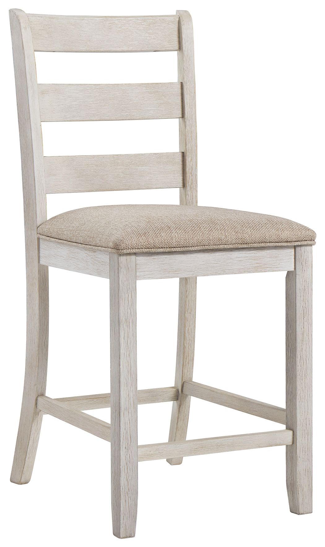 Skempton - White - Upholstered Barstool (Set of 2) - Hornell Furniture Outlet