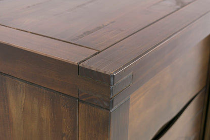 Pasco - Dresser With Glides - Brown - Hornell Furniture Outlet