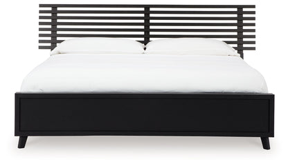 Danziar - Slat Panel Bedroom Set - Hornell Furniture Outlet