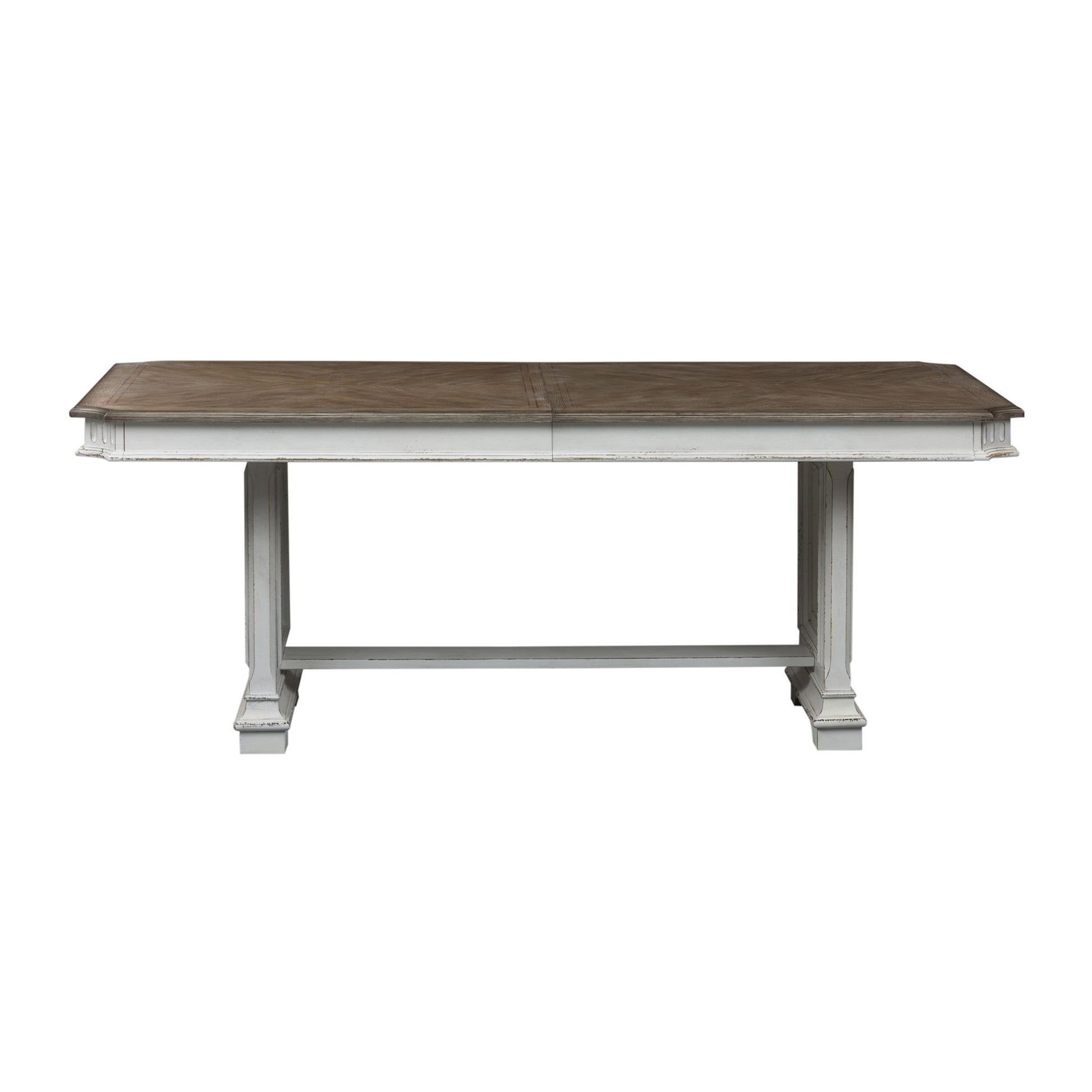 Abbey Park - Trestle Table - White - Hornell Furniture Outlet