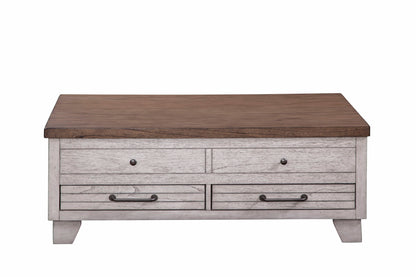 Bear Creek - 3 Piece Table Set - White - Hornell Furniture Outlet