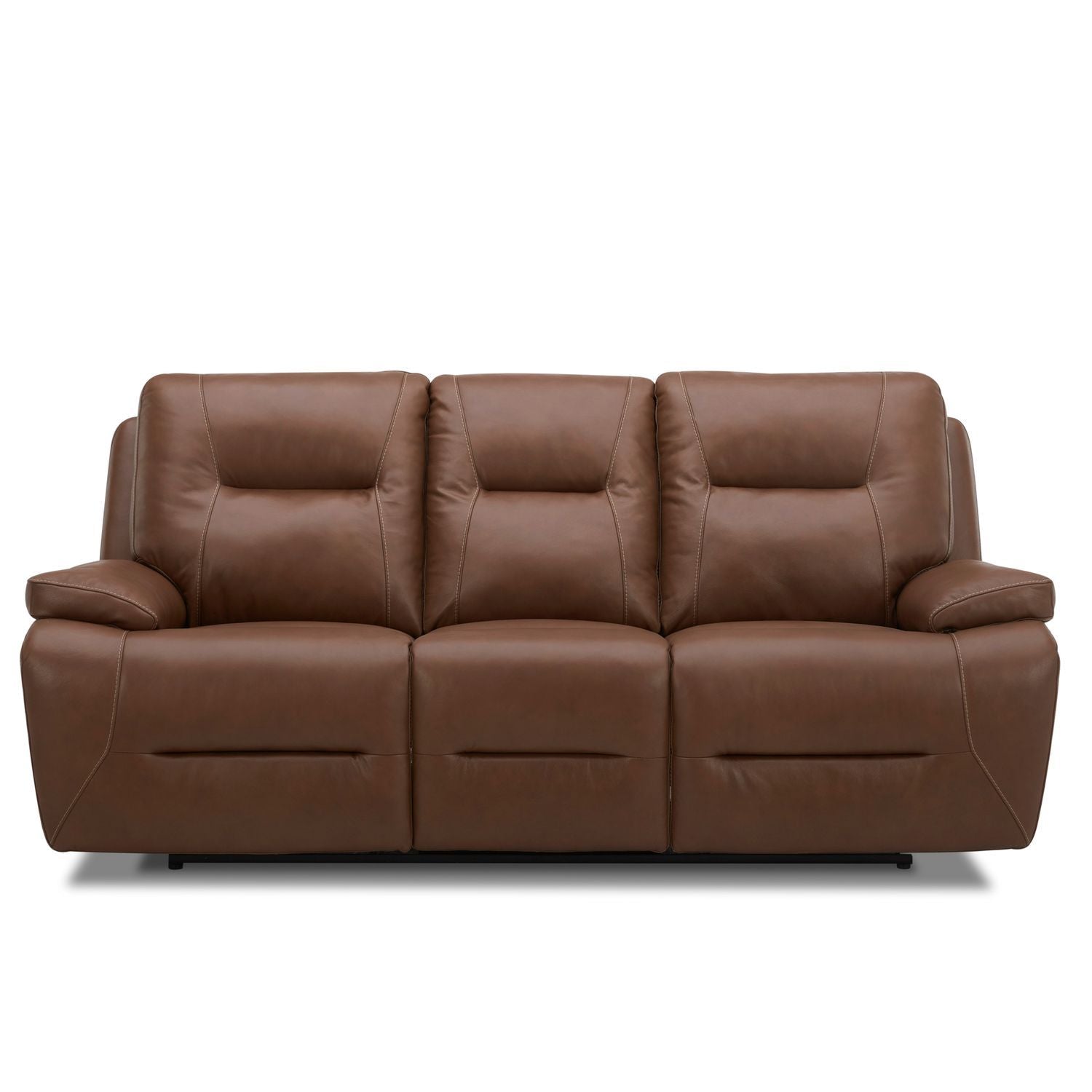 Cameron - Sofa P3 & ZG - Saddle - Dakota Saddle Leather - Hornell Furniture Outlet
