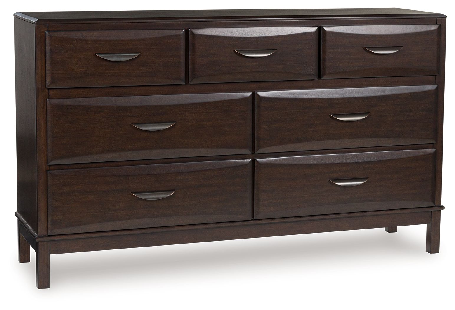 Vanmore - Dark Brown - Dresser - Hornell Furniture Outlet