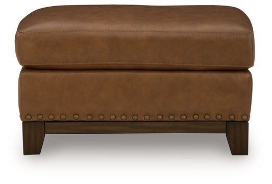 Saonara - Ottoman - Amber - Hornell Furniture Outlet