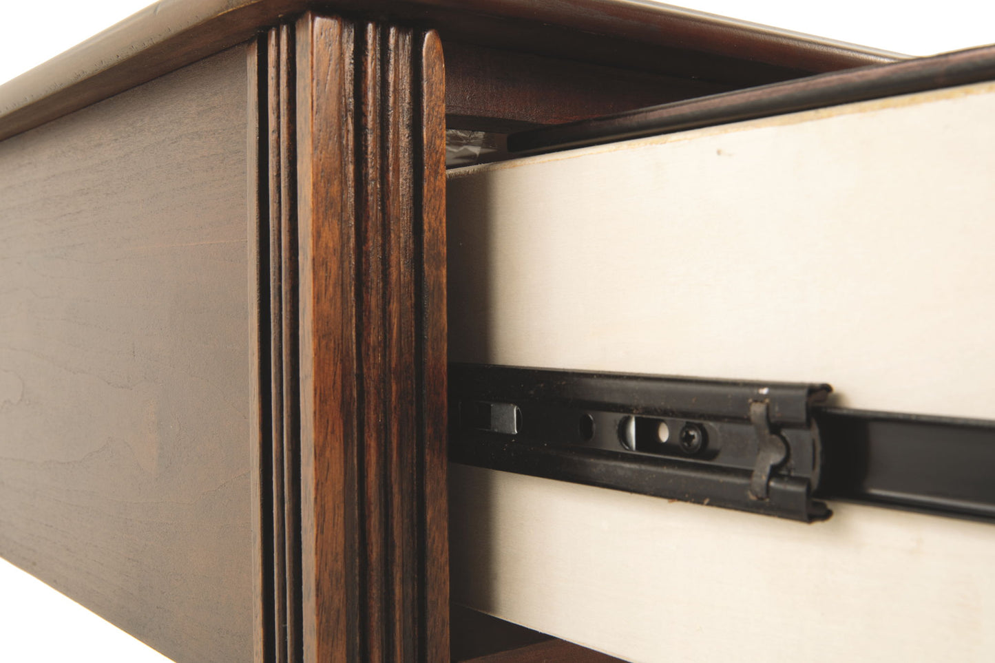 Breegin - Brown - Chair Side End Table - Removable Tray - Hornell Furniture Outlet