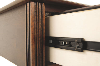 Breegin - Brown - Chair Side End Table - Removable Tray - Hornell Furniture Outlet