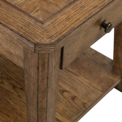 Carolina Park - End Table - Brown - Hornell Furniture Outlet