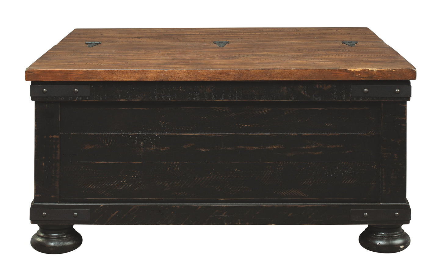 Valebeck - Black / Brown - Lift Top Cocktail Table - Hornell Furniture Outlet