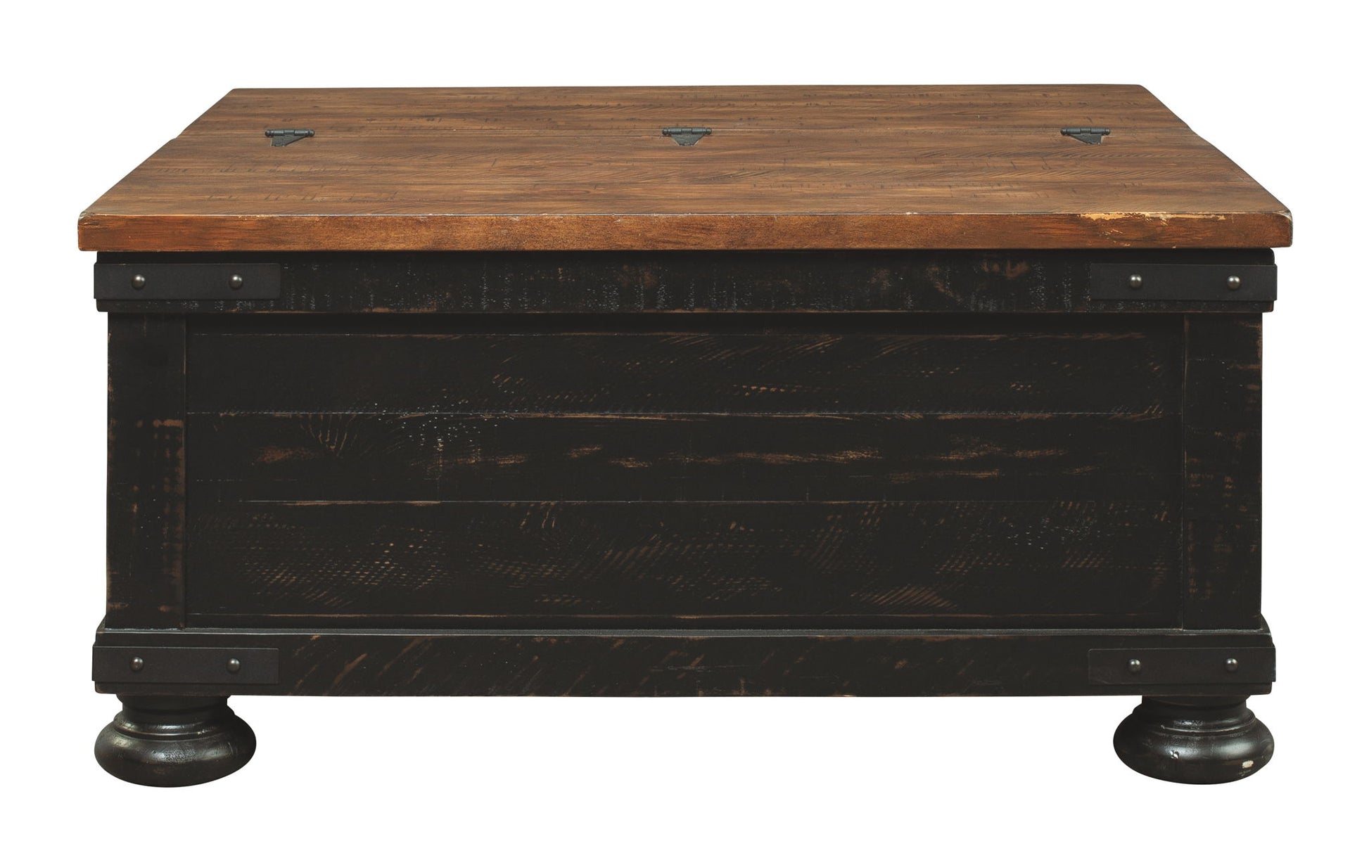 Valebeck - Black / Brown - Lift Top Cocktail Table - Hornell Furniture Outlet