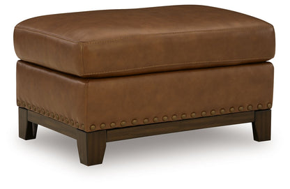 Saonara - Ottoman - Amber - Hornell Furniture Outlet