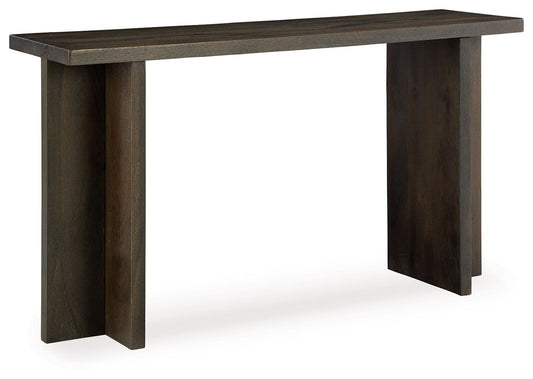 Jalenry - Grayish Brown - Console Sofa Table - Hornell Furniture Outlet