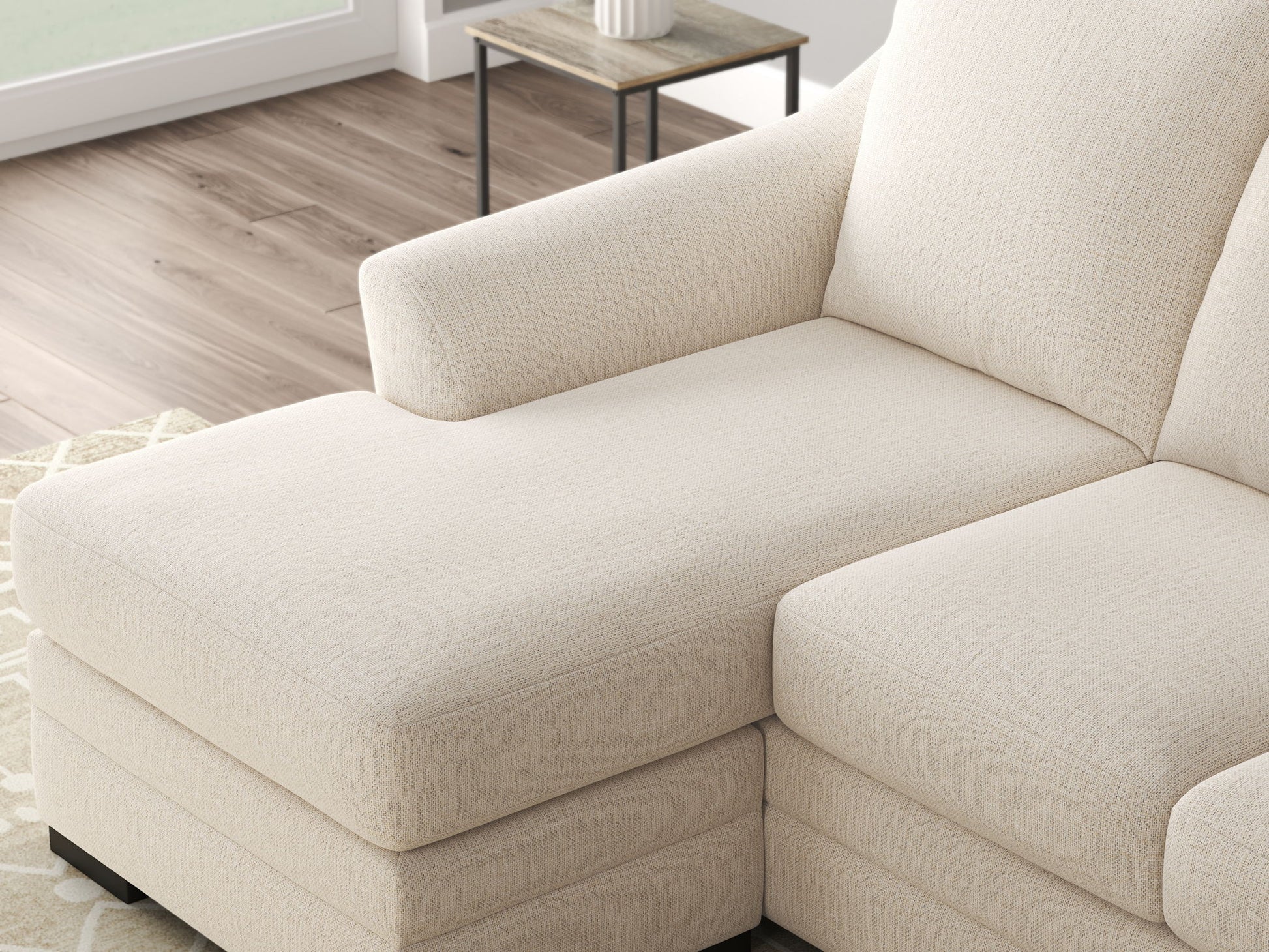 Lango - Sofa Chaise - Jute - Hornell Furniture Outlet