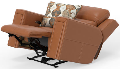 Arezzo - Power Headrest Power Lay Flat Recliner With Zero Gravity/Extended Ottoman