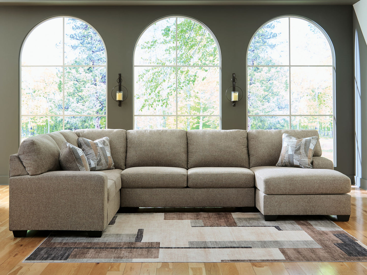 Newellen - Sectional - Hornell Furniture Outlet